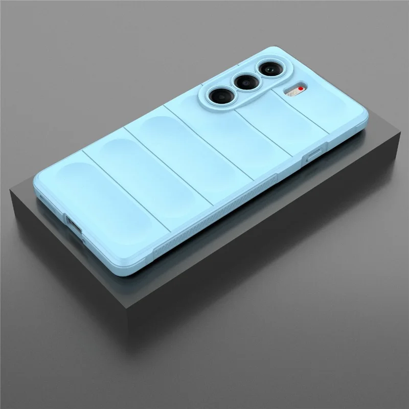 For TECNO Camon 40 Pro 5G Case Anti-Drop Soft TPU Rugged Phone Back Cover - Baby Blue