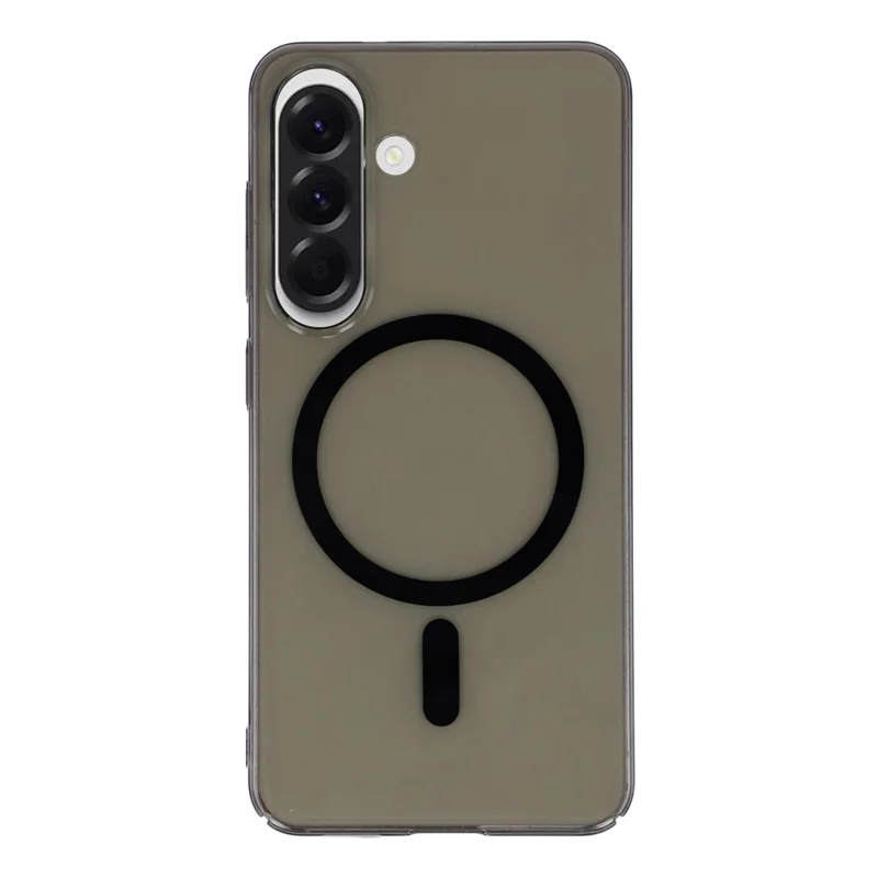 Capa Transparente Preta Compatível com MagSafe para Samsung Galaxy A26 5G