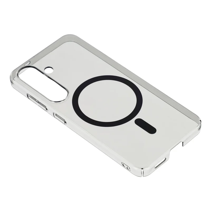 Capa Transparente Preta Compatível com MagSafe para Samsung Galaxy A26 5G