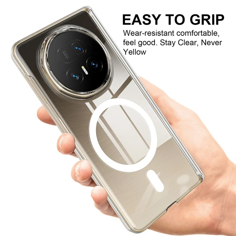 For Honor Magic V5 5G Magnetic Case Magnetic Hinge Protection PC Phone Cover