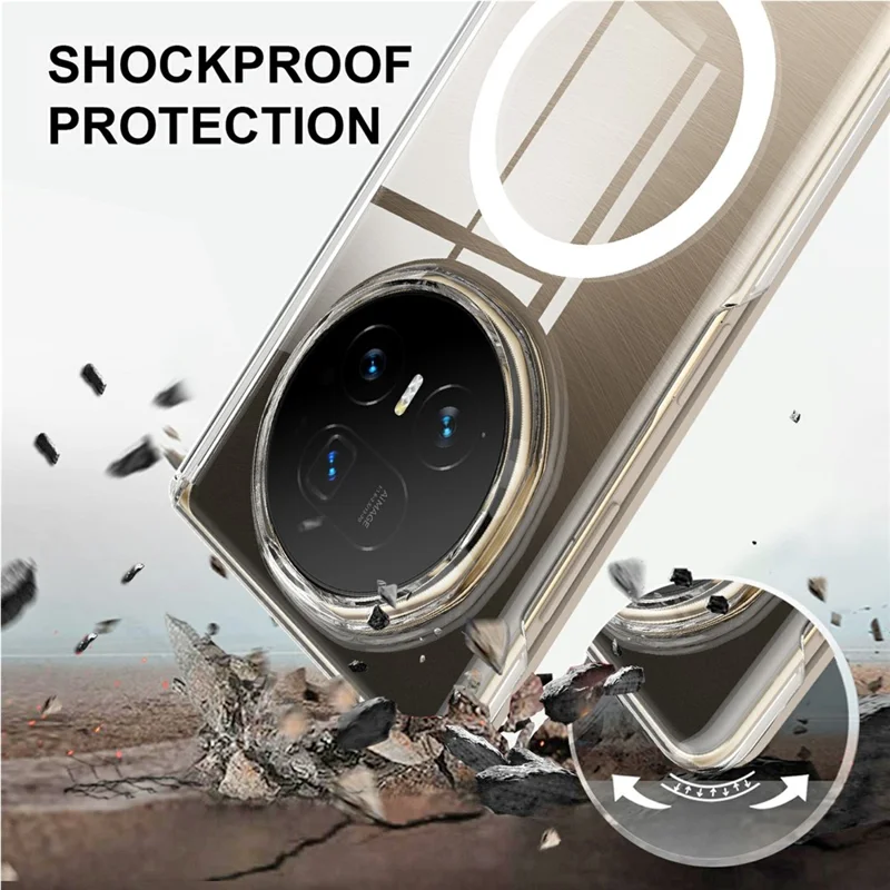 For Honor Magic V5 5G Magnetic Case Magnetic Hinge Protection PC Phone Cover