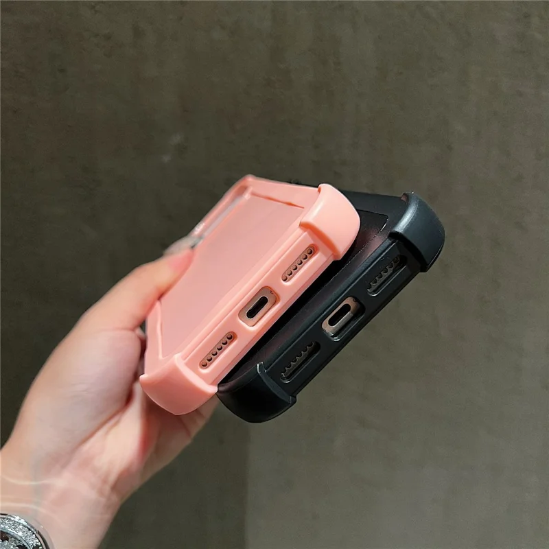 For iPhone 17 Pro Max Case 3 in 1 Shockproof PC TPU Matte Phone Back Cover - Blue
