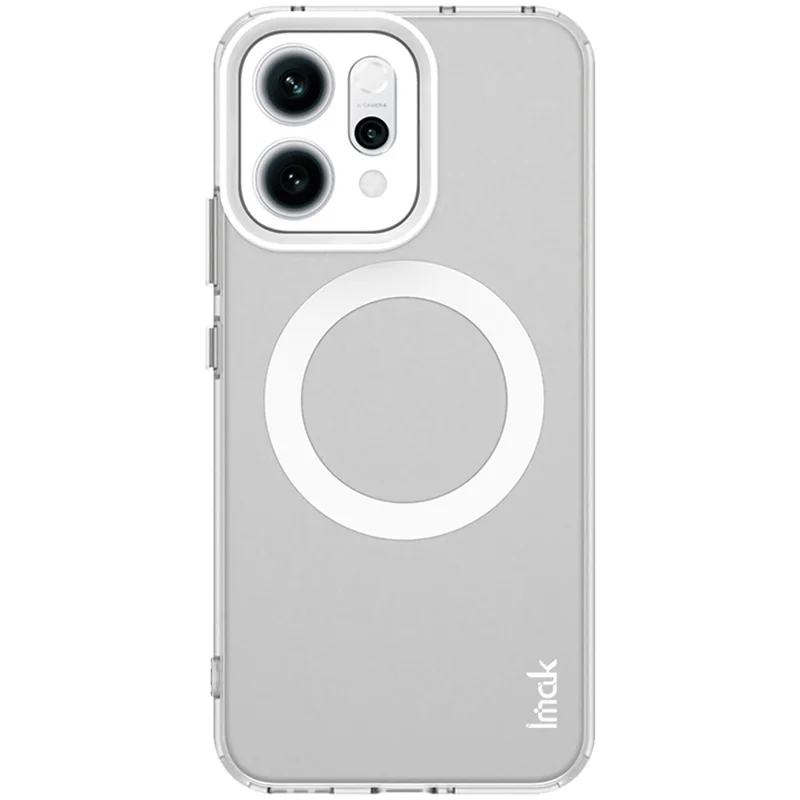IMAK Para Oppo Reno14 5G (Global) Capa Compatível com MagSafe PC + Capa Traseira de Telefone Protetora de TPU - Branco