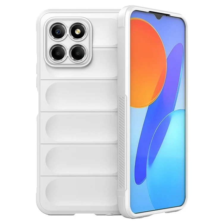 Para Honra X8 5g Flexível TPU Celular Capa Traseira Proteção de Proteção Drop Phone Protetive Case - Branco