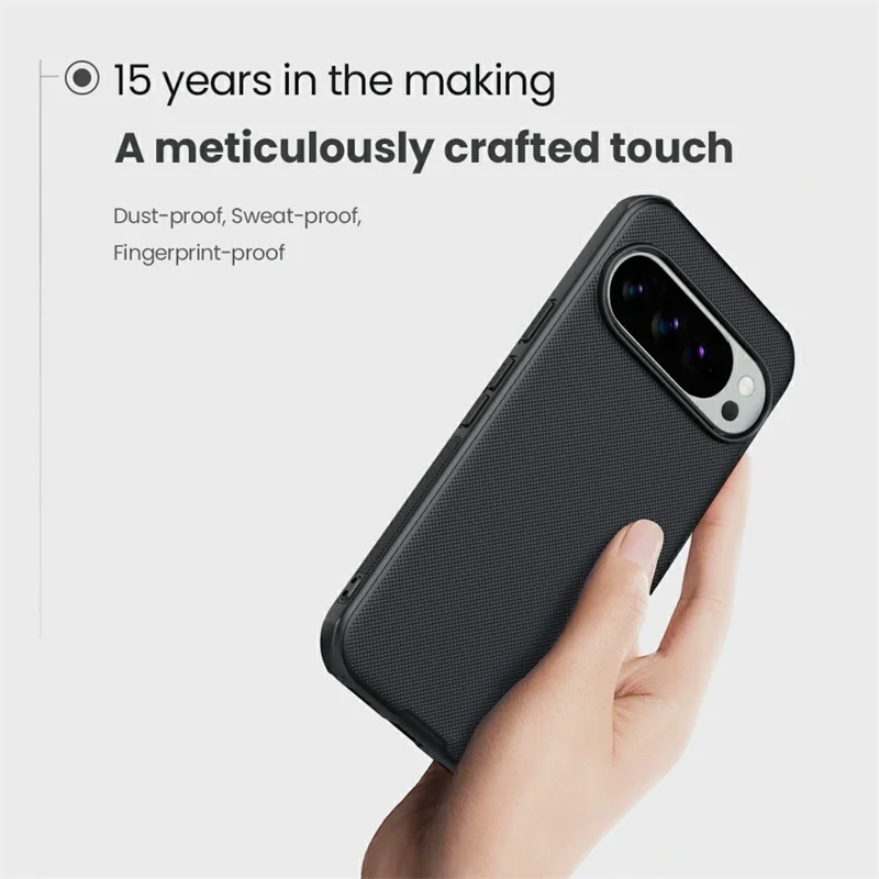 NILLKIN Frosted Shield Pro For Google Pixel 10 Pro  /  Pixel 10 Case Matte PC + TPU Phone Cover