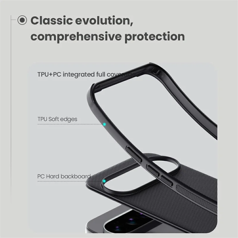 NILLKIN Frosted Shield Pro For Google Pixel 10 Pro  /  Pixel 10 Case Matte PC + TPU Phone Cover