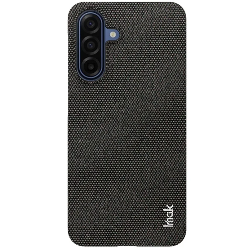 Funda para Samsung Galaxy A17 5G de la serie IMAK Ruiyi, textura de tela, cuero + cubierta trasera de PC - Negro
