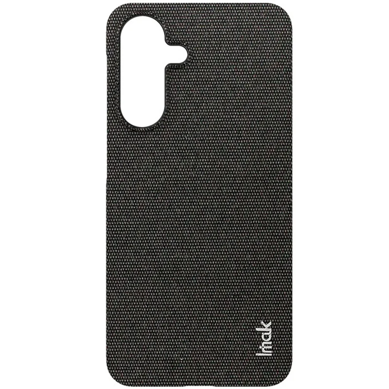Funda para Samsung Galaxy A17 5G de la serie IMAK Ruiyi, textura de tela, cuero + cubierta trasera de PC - Negro