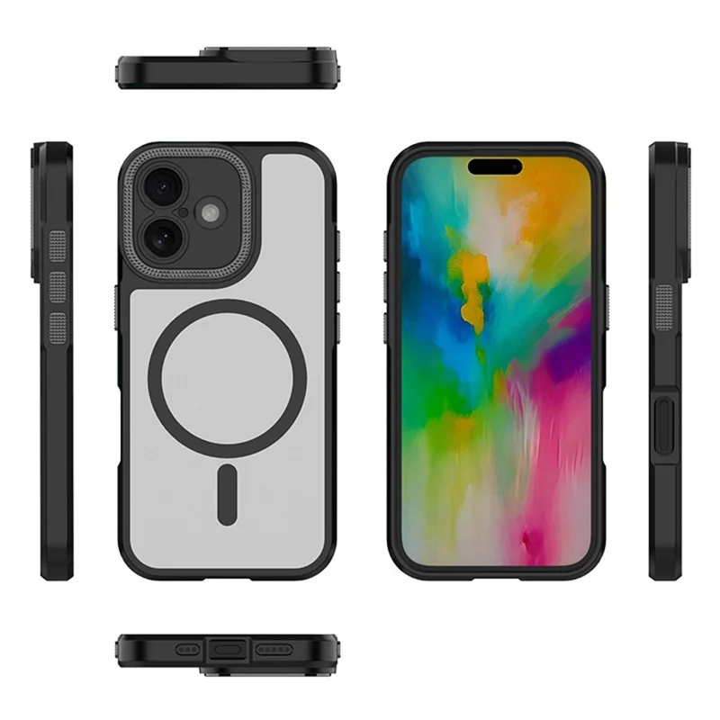 Bulk Purchasing For iPhone 16 Pro Max Case PC + TPU Precise Cutout Phone Cover Compatible with MagSafe - Purple