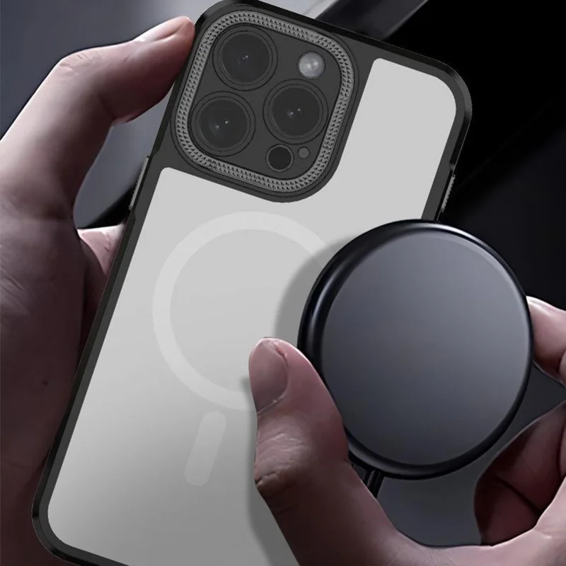 Bulk Purchasing For iPhone 13 Pro Max Case PC + TPU Precise Cutout Phone Cover Compatible with MagSafe - Black