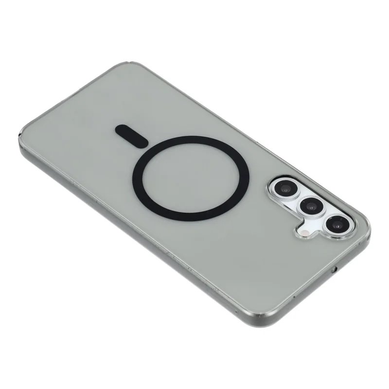 Capa Transparente Preta Compatível com MagSafe para Samsung Galaxy A16 5G