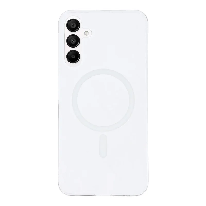 For Samsung Galaxy A16 5G Crystal Clear Magnetic Case Hard PC Phone Cover - Transparent White