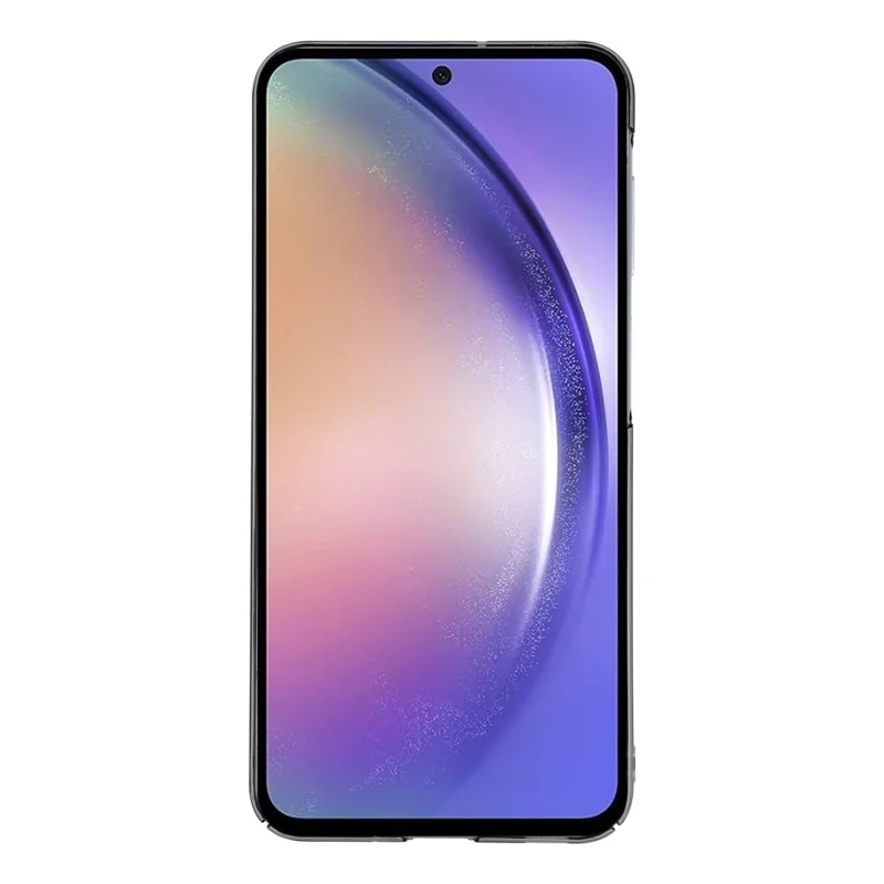 For Samsung Galaxy A54 5G Crystal Clear Magnetic Case Hard PC Phone Cover - Transparent Black