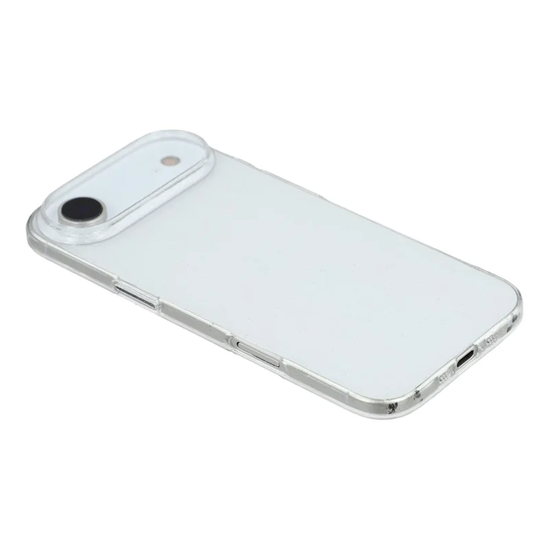 For iPhone Air Case Glitter Transparent Hard PC Phone Cover