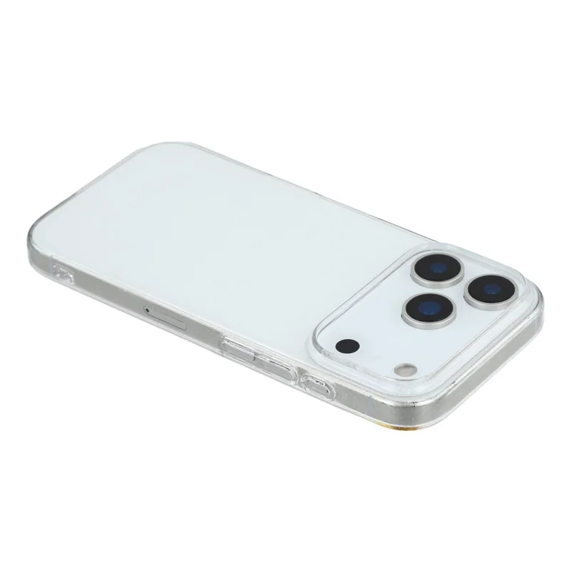 For iPhone 17 Pro Max Case Glitter Transparent Hard PC Phone Cover