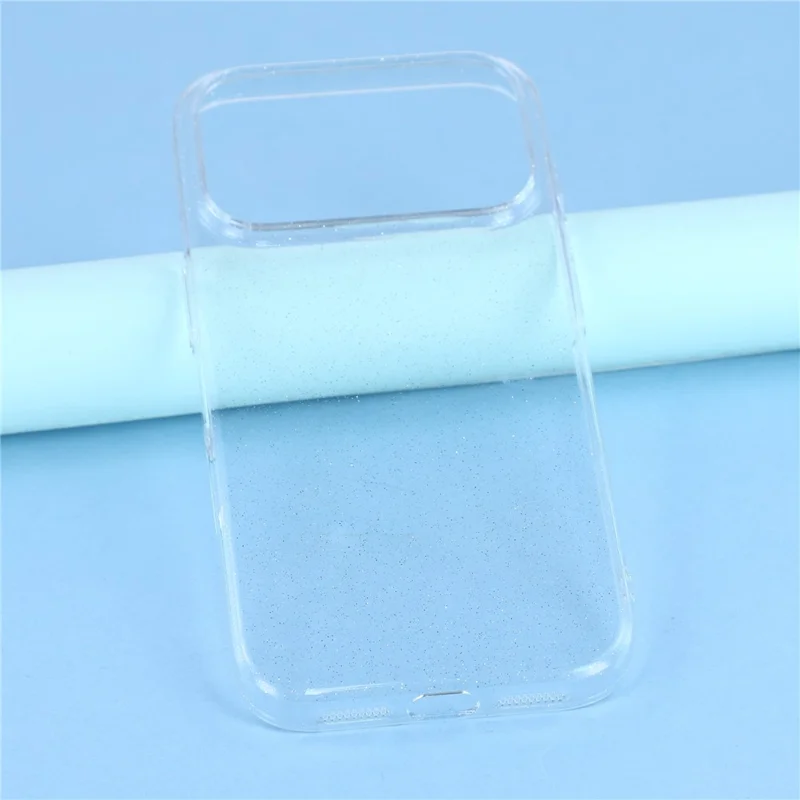 For iPhone 17 Pro Max Case Glitter Transparent Hard PC Phone Cover