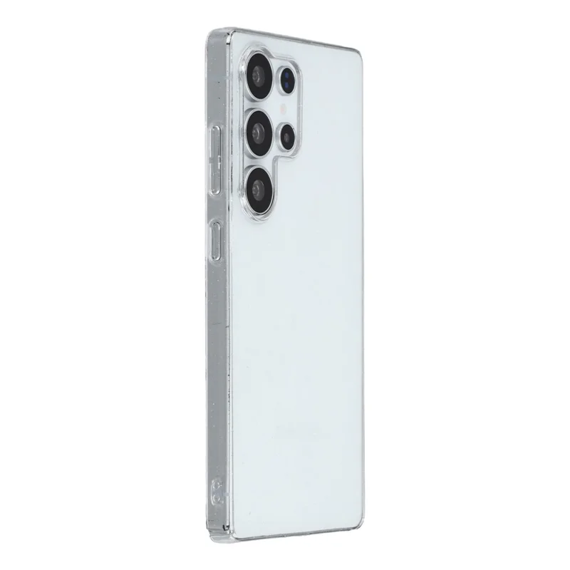 For Samsung Galaxy S25 Ultra Case Glitter Transparent Hard PC Phone Cover