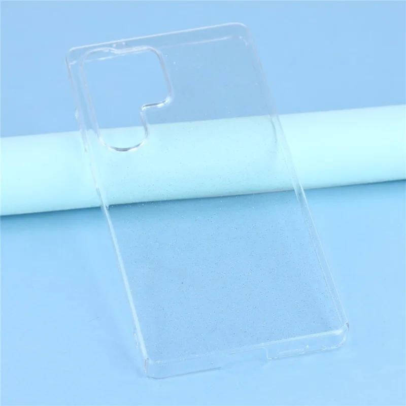 For Samsung Galaxy S25 Ultra Case Glitter Transparent Hard PC Phone Cover