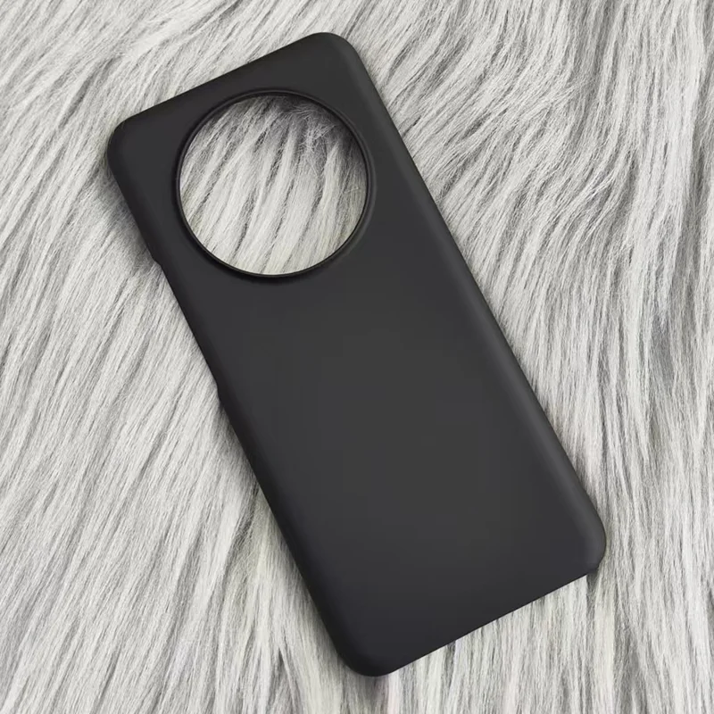 Étui rigide en PC antichoc pour Realme 13 Pro+ 5G (Global) / 13 Pro 5G (Global) - Couverture de téléphone minimaliste mate noire