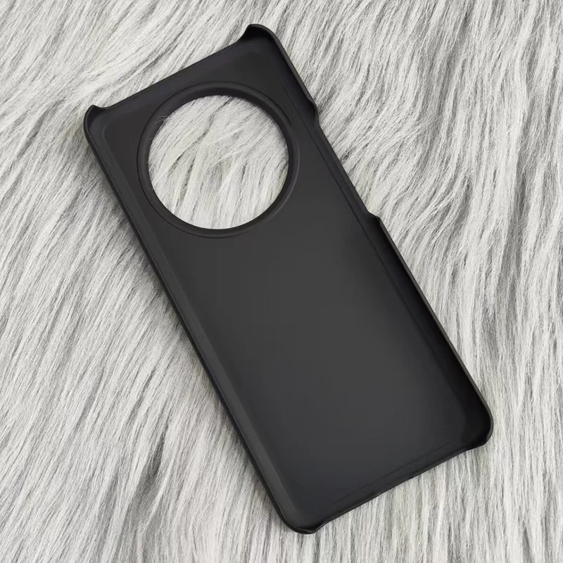 Étui rigide en PC antichoc pour Realme 13 Pro+ 5G (Global) / 13 Pro 5G (Global) - Couverture de téléphone minimaliste mate noire