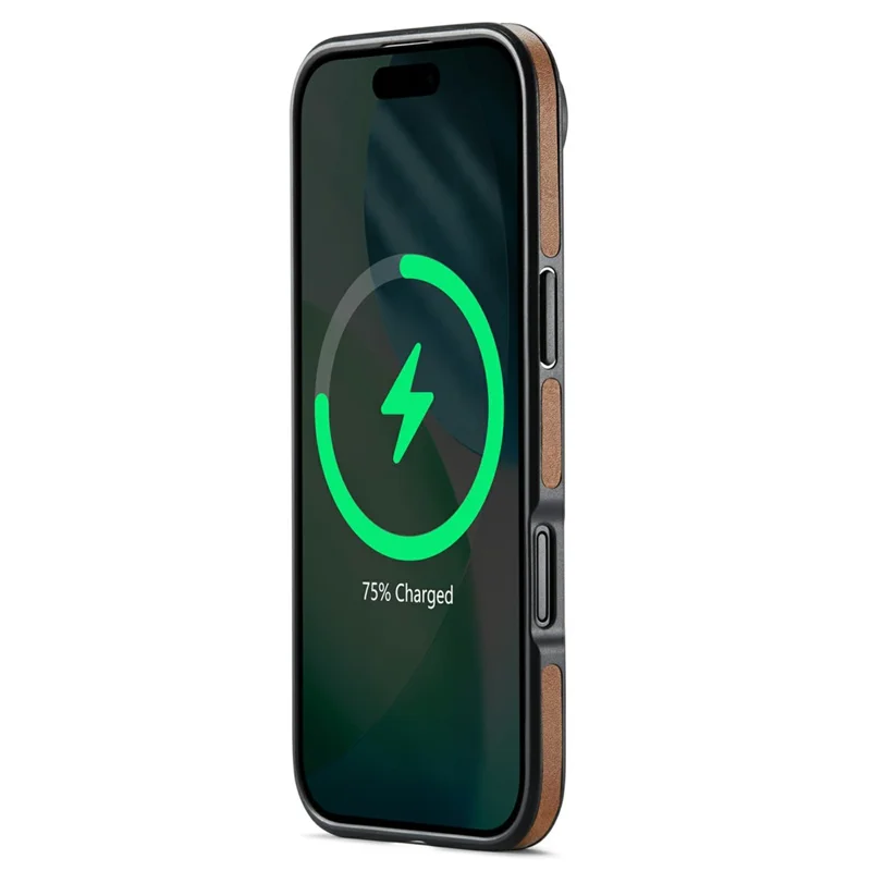 MAGKING K1 Series For iPhone Air Magnetic Case PC + TPU + PU Leather Phone Cover - Brown