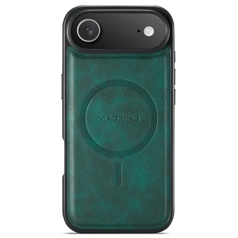 MAGKING K1 Series For iPhone Air Magnetic Case PC + TPU + PU Leather Phone Cover - Green