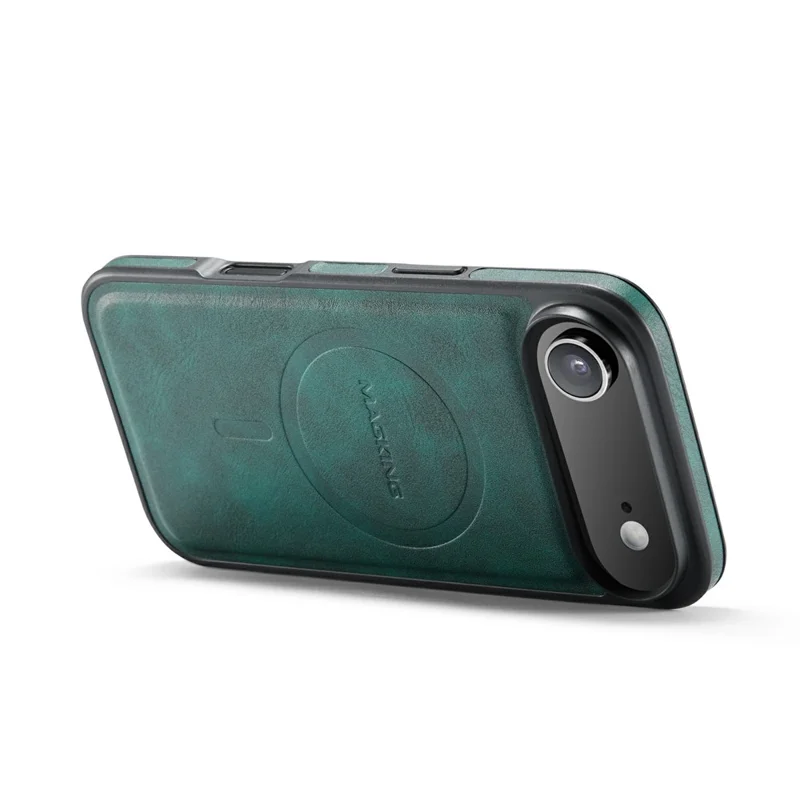MAGKING K1 Series For iPhone Air Magnetic Case PC + TPU + PU Leather Phone Cover - Green