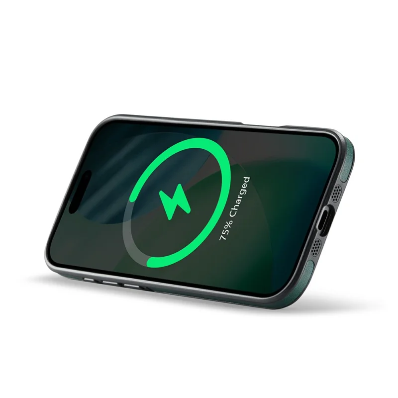 MAGKING K1 Series For iPhone Air Magnetic Case PC + TPU + PU Leather Phone Cover - Green