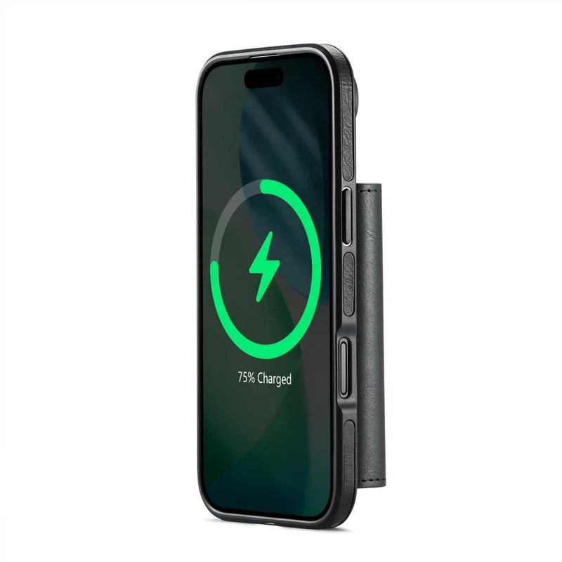 MAGKING K2 Series For iPhone Air Case Compatible with MagSafe PC + TPU + PU Phone Cover - Black