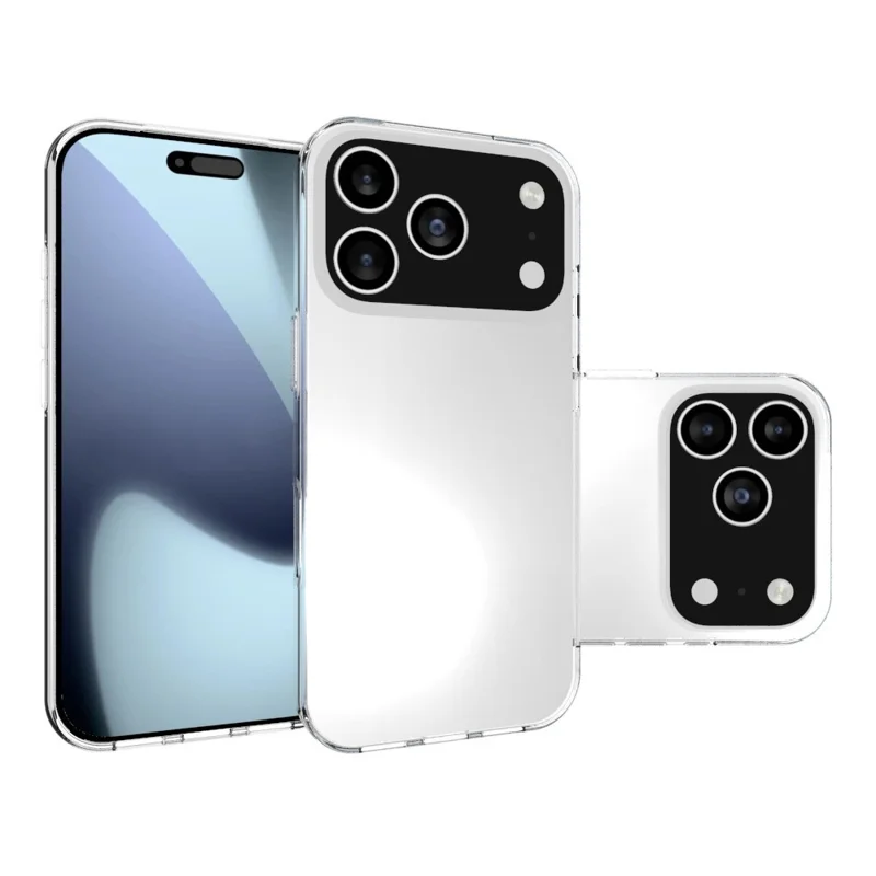 Bulk Purchasing 50Pcs For iPhone 17 Pro Case Watermark Free Clear TPU Phone Back Cover