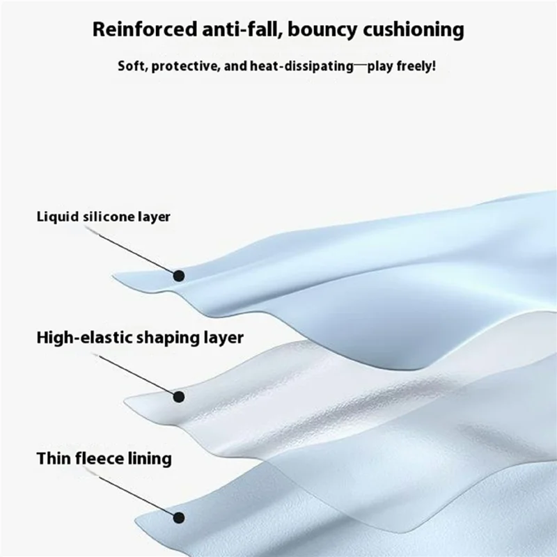 For iPhone 17 Pro Case Shockproof Liquid Silicone Phone Back Cover with Metal Lens Frame - White