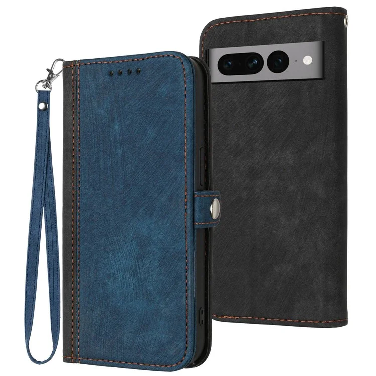 YX0020 Per Google Pixel 7 Pro 5G Drop Prevention Telefono Custodia, Funzione in Pelle PU Dual Magnetic Flip Copertura Con Cinturino Con Cinturino - Zaffiro