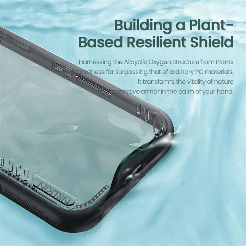 NILLKIN Iceblade CamProp For iPhone 17 Pro Case Clear Lens Lid Kickstand PC TPU Phone Cover