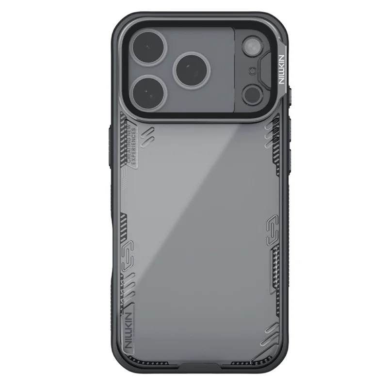 NILLKIN Iceblade CamProp For iPhone 17 Pro Case Clear Lens Lid Kickstand PC TPU Phone Cover