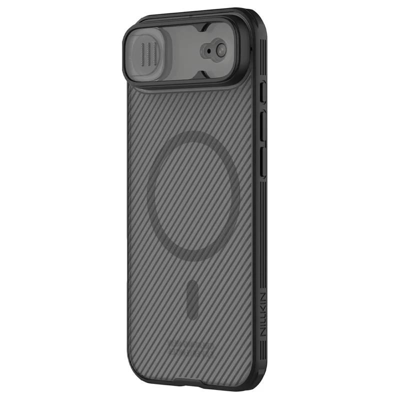 NILLKIN Camshield Pro Magnetic Series For iPhone Air Case TPU + PC Clear Black Phone Cover with Camera Slider