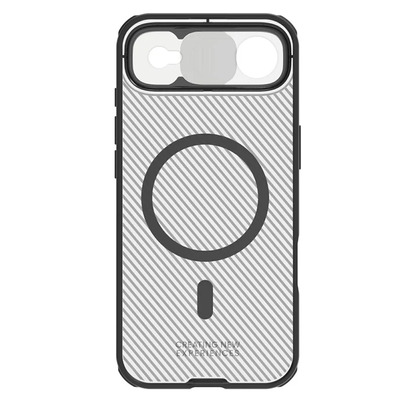 NILLKIN Camshield Pro Magnetic Series For iPhone Air Case TPU + PC Clear Black Phone Cover with Camera Slider