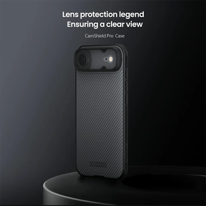 NILLKIN Camshield Pro Series For iPhone Air Case TPU + PC Clear Black Phone Cover with Camera Slider