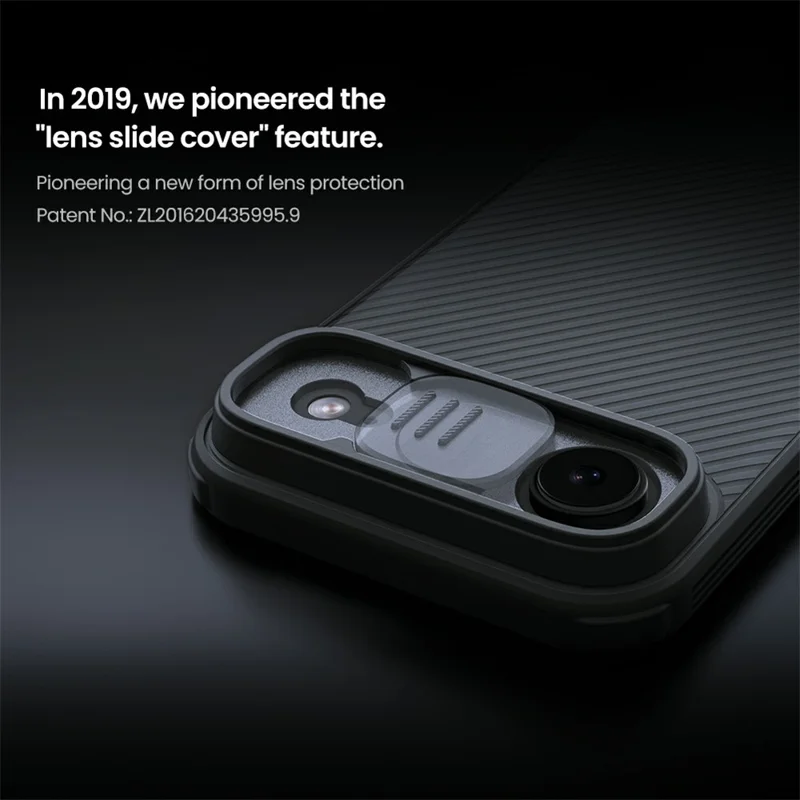 NILLKIN Camshield Pro Series For iPhone Air Case TPU + PC Clear Black Phone Cover with Camera Slider