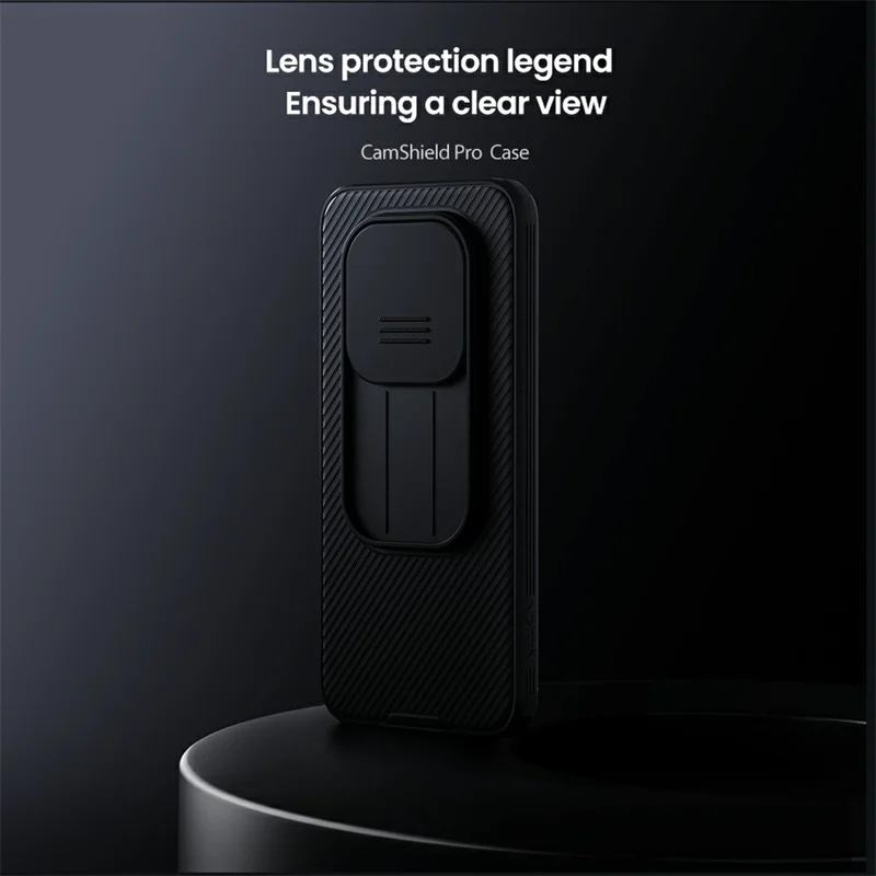NILLKIN seria Camshield Pro dla obudowy Xiaomi Redmi Note 15 Pro 5G, pokrywa telefonu PC + TPU z przesuwaną osłoną aparatu