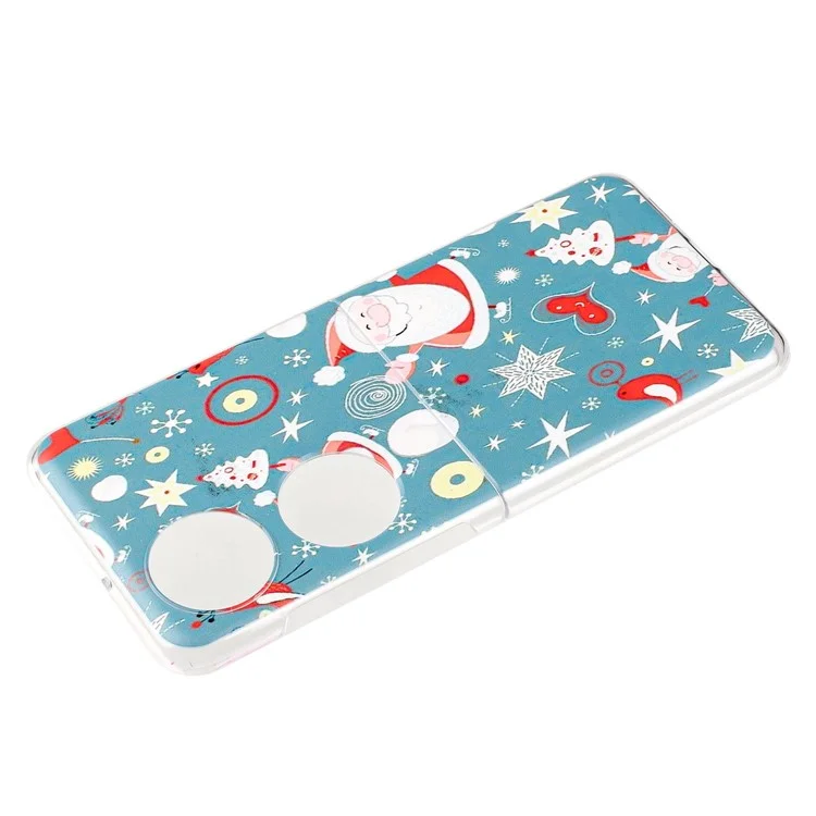 Für Huawei P50 -taschenmuster Druckphase Harthülle Hard PC Impact Resistant Defender Protective Deckung - Weihnachten / Liebe