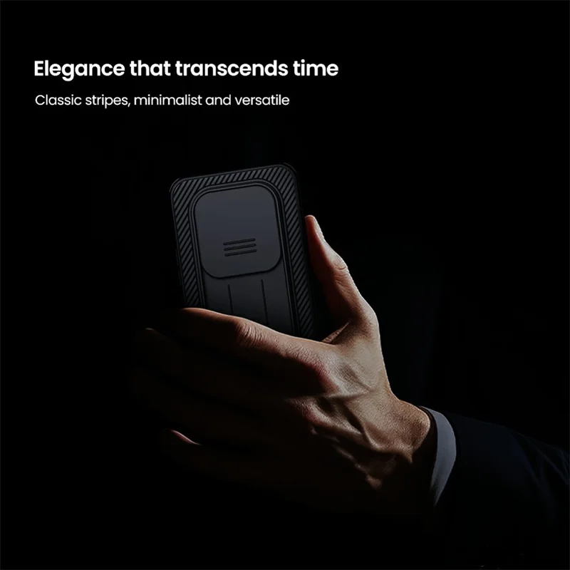 NILLKIN Camshield Pro-serie voor Xiaomi Redmi Note 15 Pro+ 5G hoesje PC + TPU Schuifbare camerabehuizing telefoonhoes