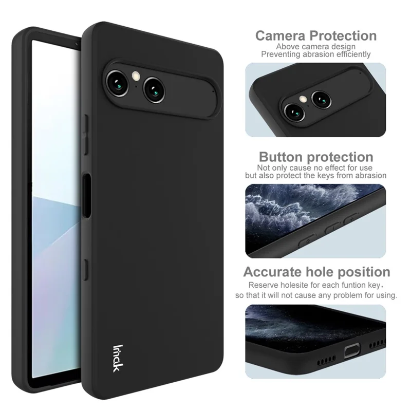 IMAK UC-3 Series for Sony Xperia 10 VII Case Matte Anti Fingerprint Soft TPU Cover
