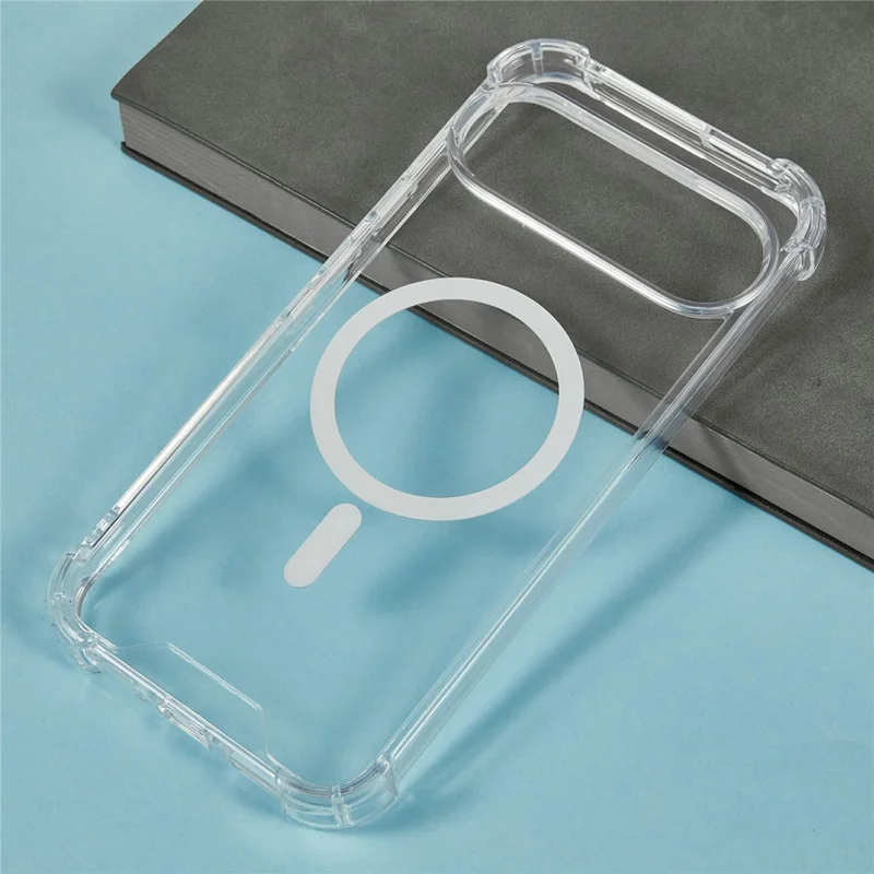 For Google Pixel 10 Pro XL Magnetic Case 1.5mm Shockproof Clear Phone Back Cover
