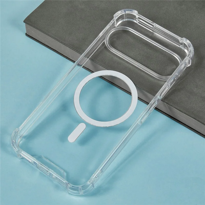 For Google Pixel 10 Pro XL Magnetic Case 1.5mm Shockproof Clear Phone Back Cover