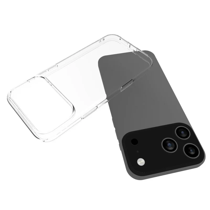 Bulk Purchasing 100PCS For iPhone 17 Pro Max Case Watermark Free Clear TPU Phone Cover with Lanyard Hole