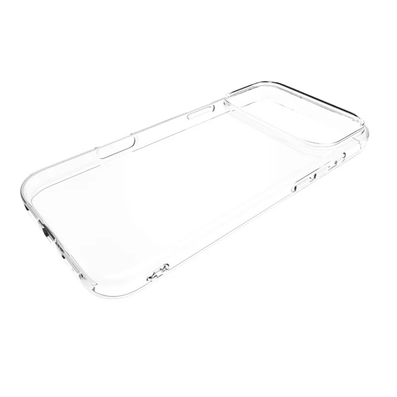 Bulk Purchasing 100PCS For iPhone 17 Pro Max Case Watermark Free Clear TPU Phone Cover with Lanyard Hole