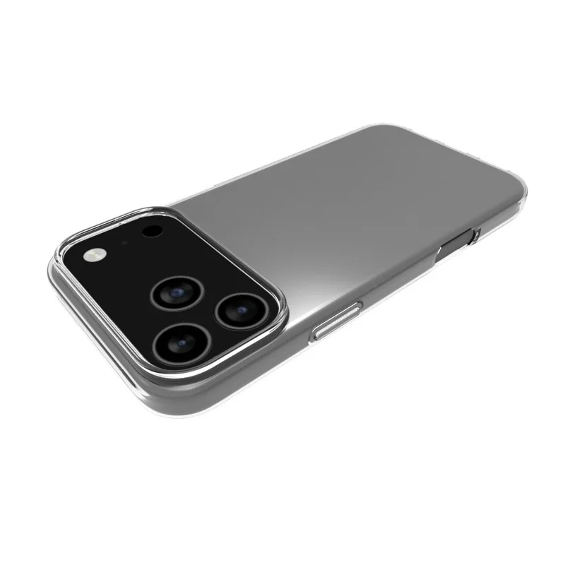 Bulk Purchasing 100PCS For iPhone 17 Pro Max Case Watermark Free Clear TPU Phone Cover with Lanyard Hole