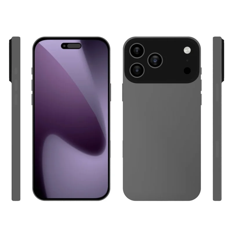 Bulk Purchasing 100PCS For iPhone 17 Pro Max Case Watermark Free Clear TPU Phone Cover with Lanyard Hole