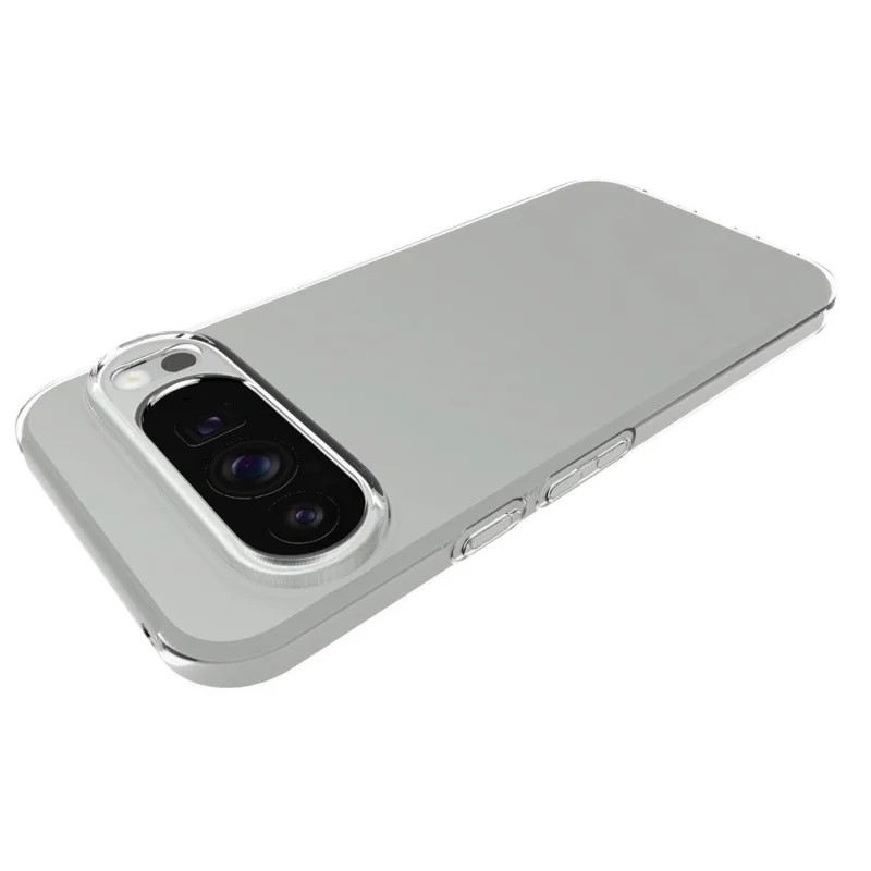 Bulk Purchasing 100PCS For Google Pixel 10 Pro XL Case Watermark Free Clear TPU Phone Cover with Lanyard Hole