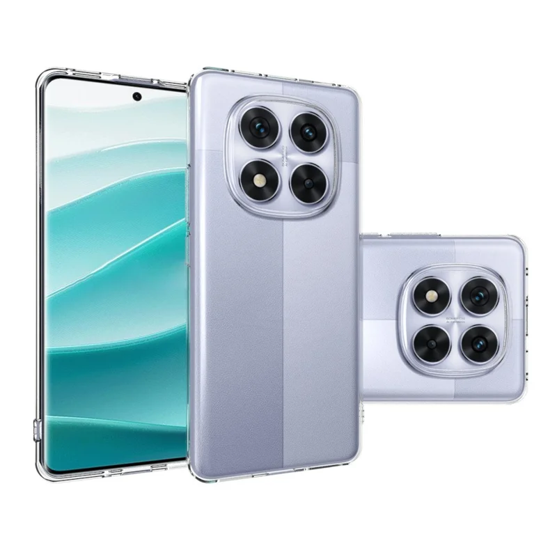 Hurtigkøb 100 stk til Xiaomi Redmi Note 14 Pro 5G / Poco X7 5G Skærmfrese Klart TPU-telefonhylster med rebhul